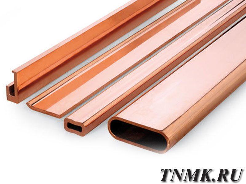 Медная профильная труба